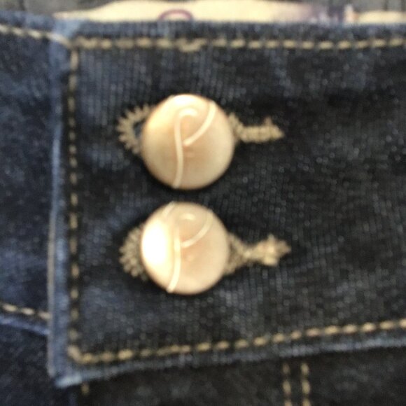 Paige Hidden Hills Straight Jeans Dark Wash Size 31 - Picture 5 of 13